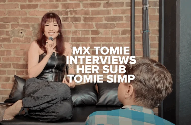 Mx Tomie interviews her sub Tomie Simp